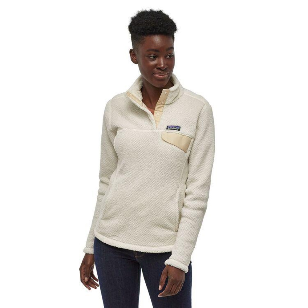 Patagonia women’s pullover small white fleece